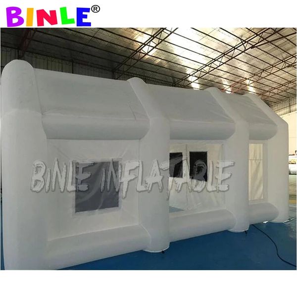 9x4x3 Various sizes 6m-10m Small Inflatable Spray Booth blow up Car truck Paint Booths White Cars garage Tent for sale