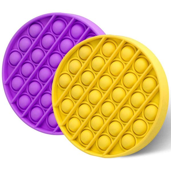 Push Fidget Toys Rainbow Bubble Sensory Autism Special Needs Stress Reliever It Squeeze Toy for Kids Family Tiktok