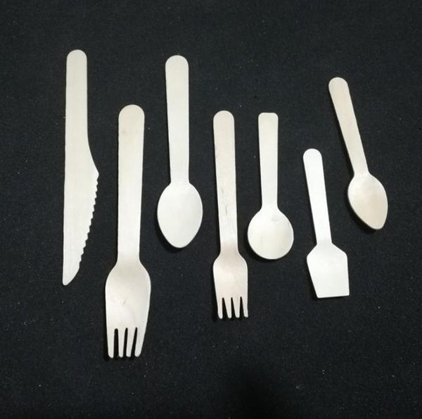 Honey Spoons Small Round Spoon with Personalized Wooden mini Spoons for Ice cream honey Yogurt Jam Jars Party Decoration Gift DH2038