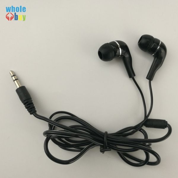 Wholesale 3.5mm Stereo soft transparent In Ear Earphone Earbud Comfortable Wearing Sport Headset for HTC iPhone iPad MP3 200pcs-lot