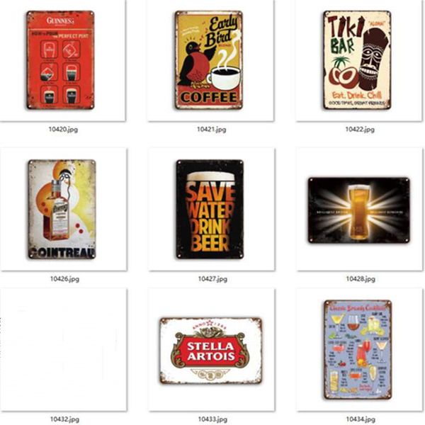 NEW Metal Beer Poster Corona Extra Tin Signs Retro Wall Stickers Decoration Art Plaque Vintage Home Decor Bar Pub Cafe EEB5635