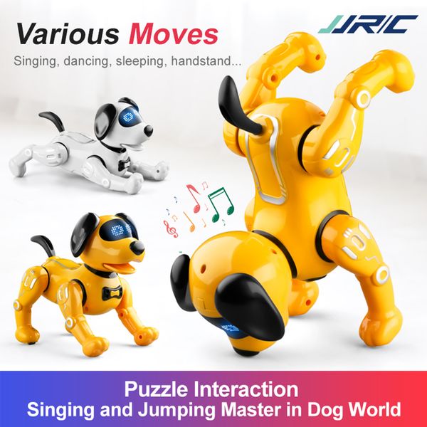 Electronics RobotsJJRC R19 Remote Control Robot Robot Dog Toy Electronic Pets Programmable Robot Feeding interaction RC Robotic