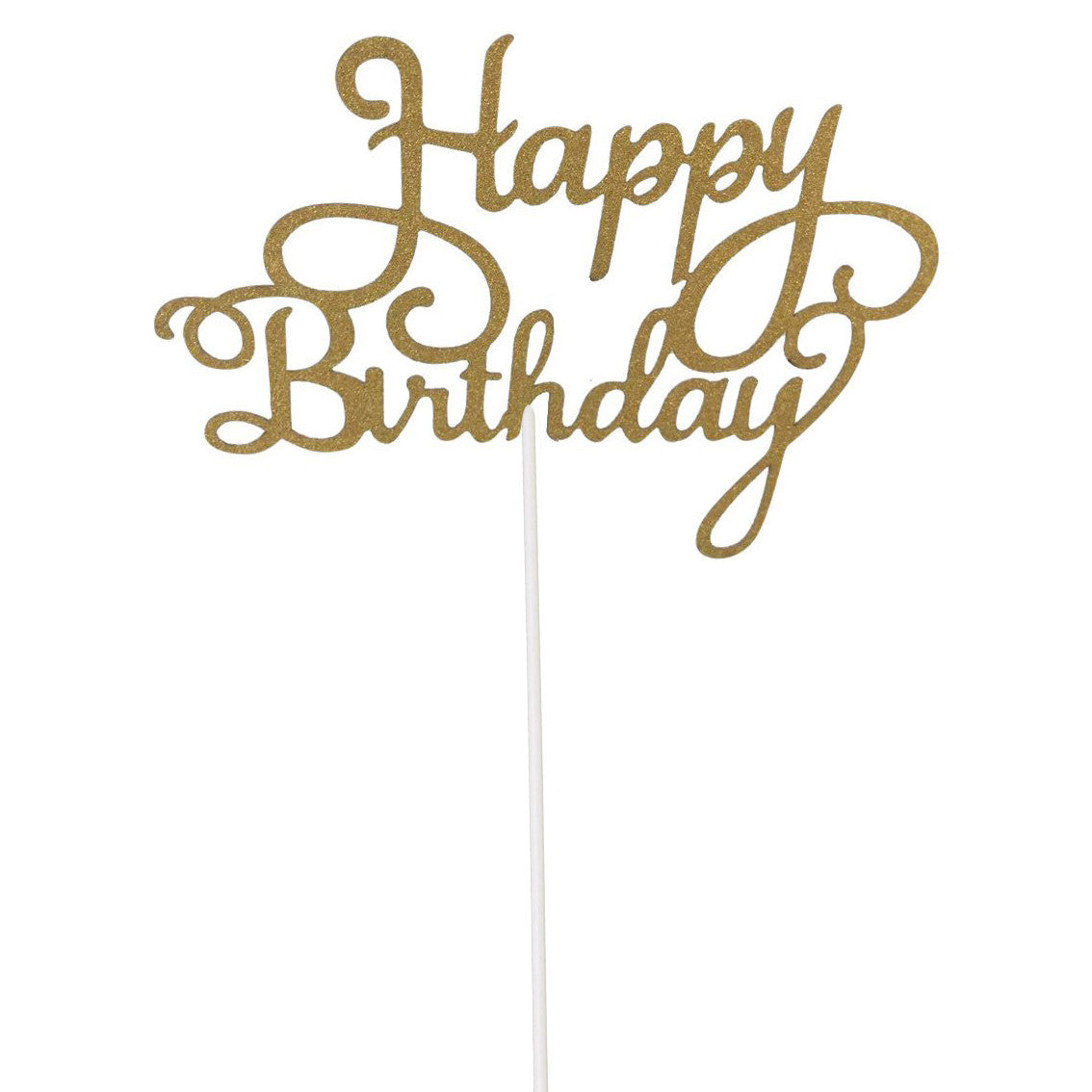 Glitter happy birthday Cake Topper Cake Bunting Decor for Birthday Party Supplies 122974