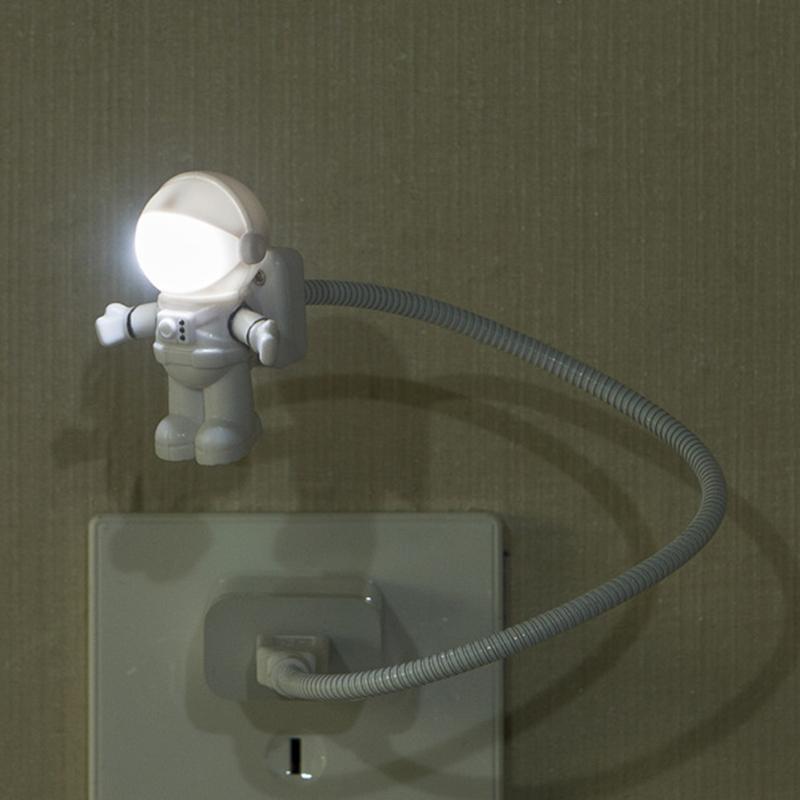 Night Lights Lovely Creative Astronaut LED Light Reading Children&#039;s Gift Spaceman USB For Computer Desk Lamp Home Decor