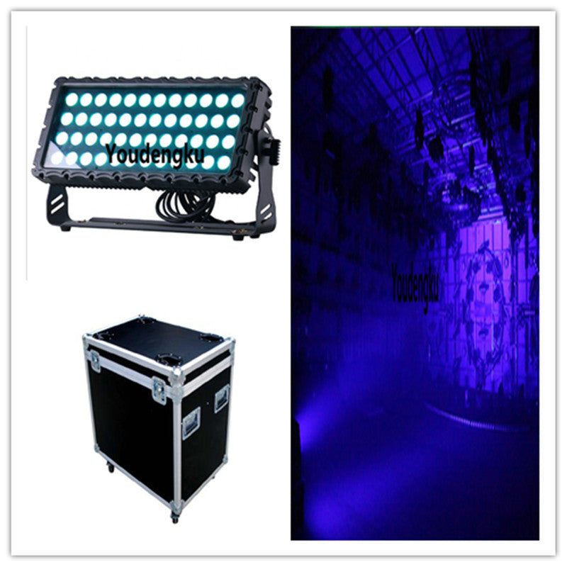 1pcs with flightcase 4815w rgbwa 5 in 1 outdoor led wall washer rgbwa led waterproof city color outdoor stage wash beam lighting