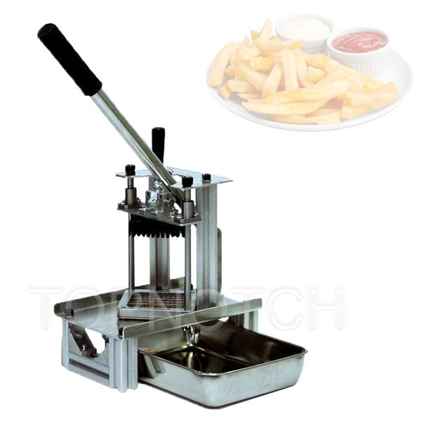 Commercial French Fry Cutting Machine With Rudder Stock Lever Sweet Potato Cutter Fruit Vegetable Slicer