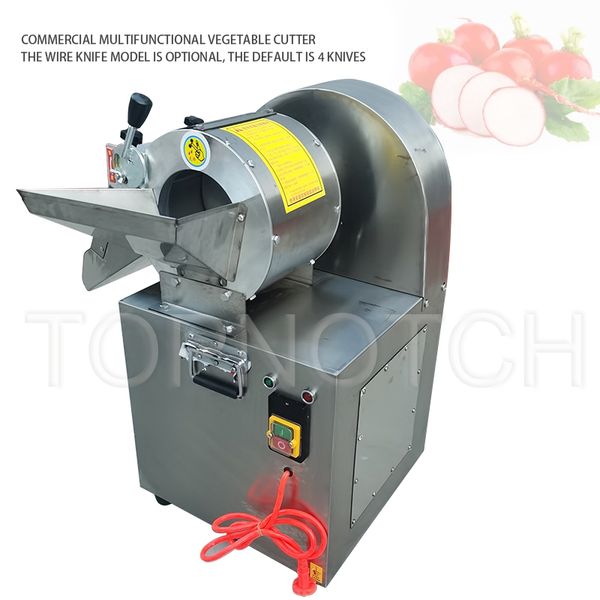 Carrot Sweet Potato Automatic Electric Cutting Sliced Diced Silk Machine 220V
