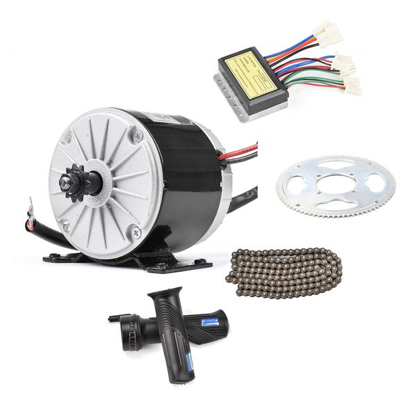 Electric bike conversion kit 250W MY1016 DC Ebike Brush Motor Chainwheel Tooth Disc Throttles 24V Controller motor kits