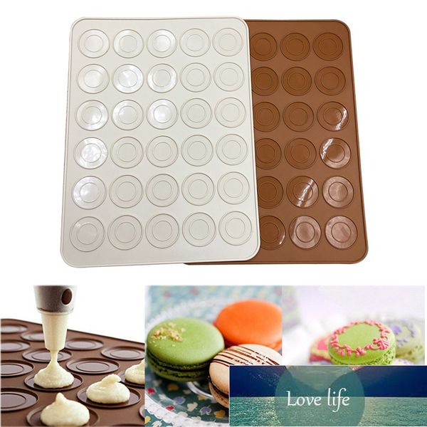 Macarons Silicone Baking Mat 30 Cavity Macaroon Pastry Mold Oven Bakeware Non-Stick DIY Macaron Mould Pad Kitchen Baking Tool