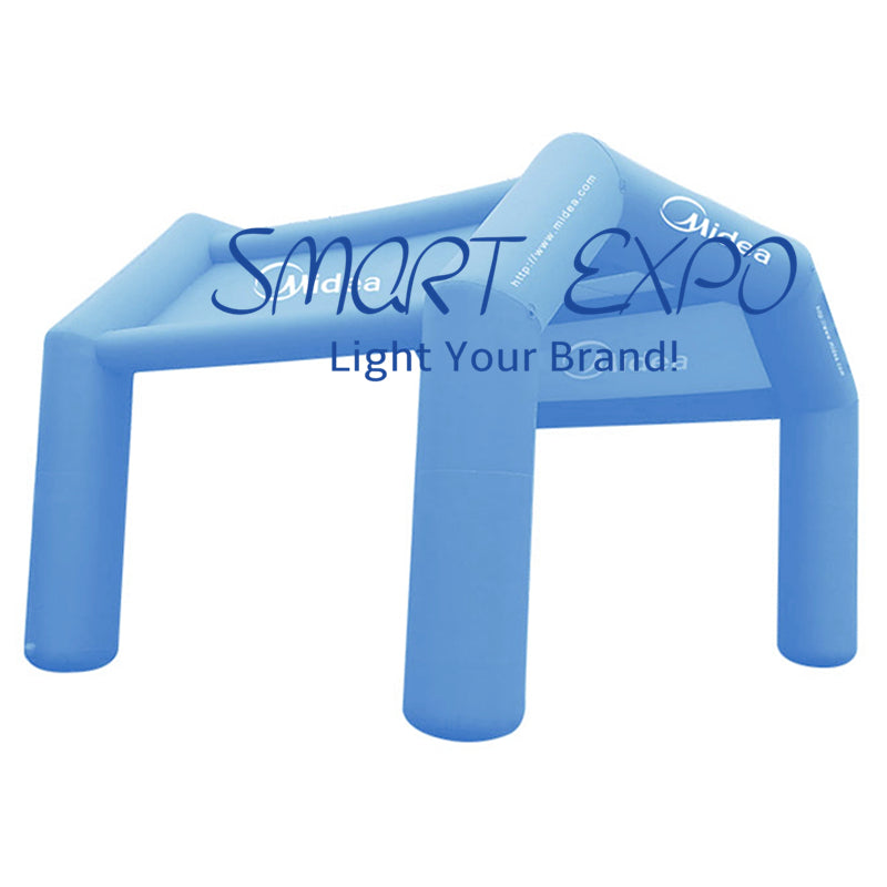 Inflatable Arch Gazebo Tent W8xH5m for Sports Branding Expo with Custom Printing and Blower