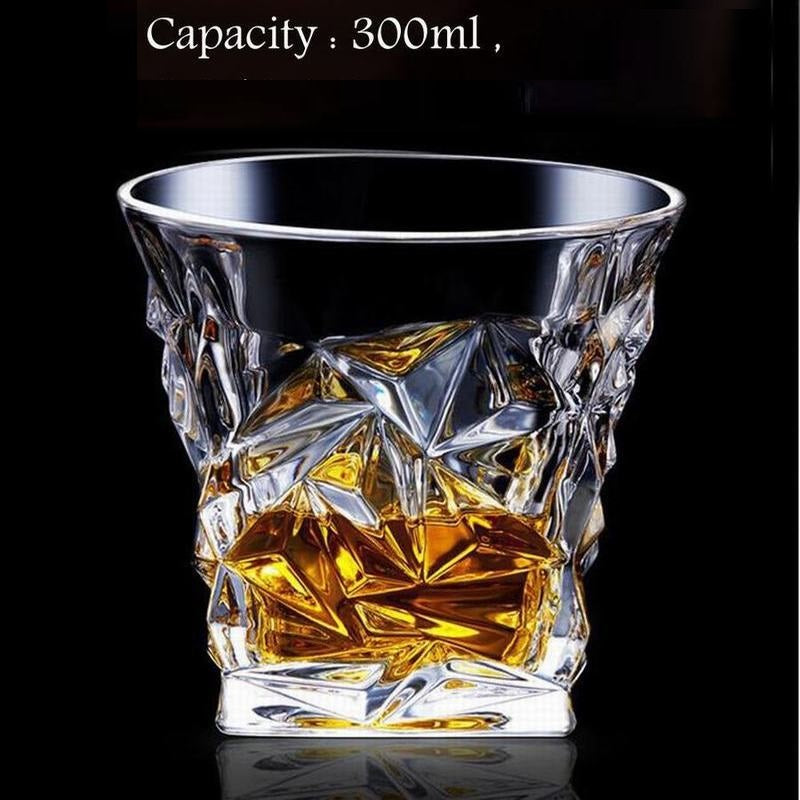 Wholesale Crystal Creative Whiskey Shot Glasses Liquor Cup Wine Tumbler Beer Glass Diamond Cocktail Mug KTV Bar Supply