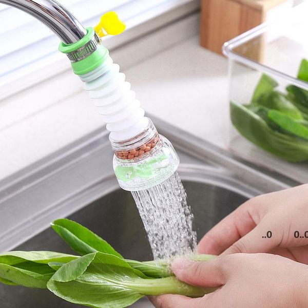 Rotation Kitchen Tools Faucet Spouts Sprayers PVC Shower Tap Water Filter Purifier Nozzle Saver For Household Accessories RRF11177