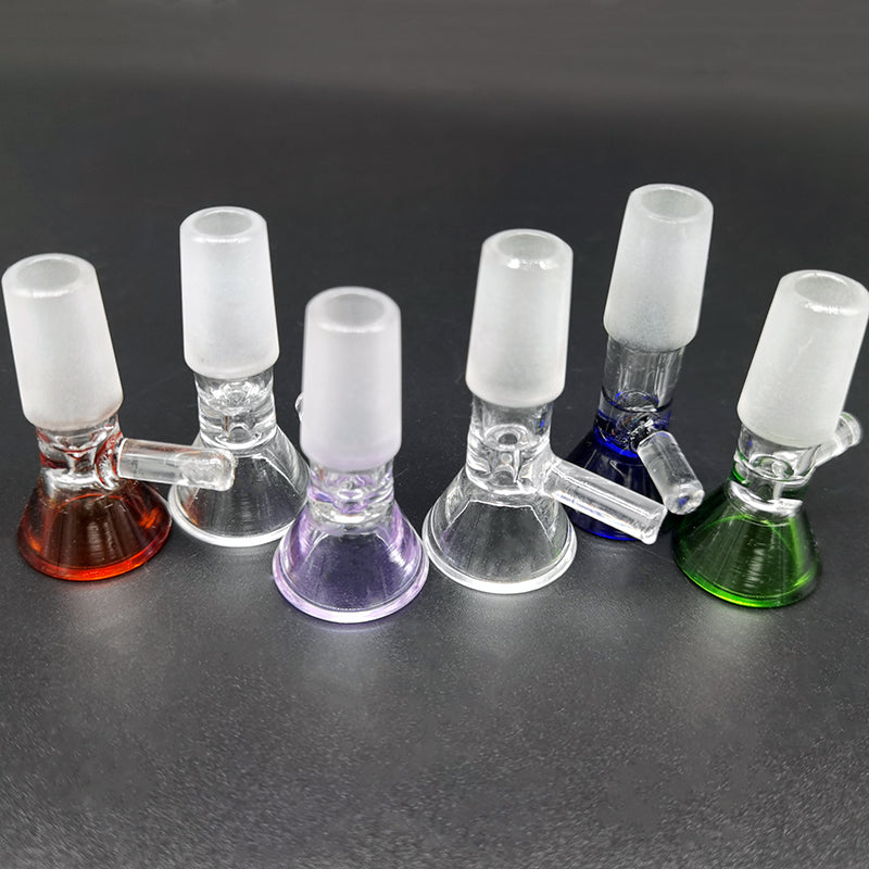 Thick Glass Bowl 14mm 18mm Male Joint Colour Funnel Bowls Piece Tool