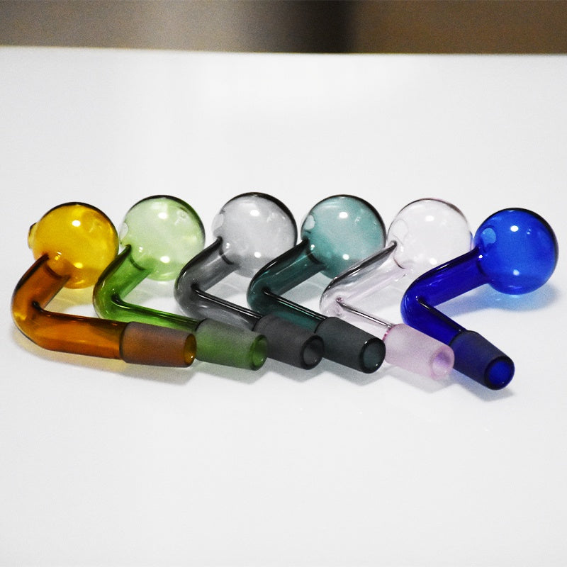 14mm male joint Thick pyrex glass transparent oil burner pipes bowl for rig water bubbler bong adapter tobacco nail 30mm big bowls for smoking with