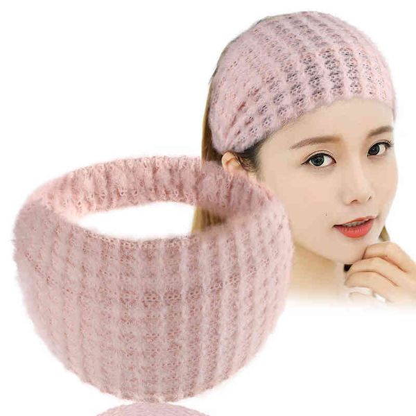 Hair Accessories Jewelry Fashionable and Simple Korean Women&#039;s Knitting Style Hollow Cover Head Wide Edge Band Sen Series Pressure Head