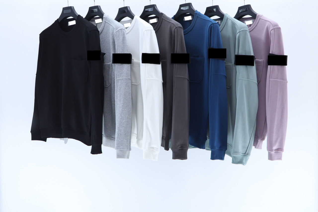 7-color Men&#039;s Sweatshirt ISLAND Candy Cp Pullover Stones Men is Casual Logo Long Sleeve Couple Loose Round Neck Sweatshirts