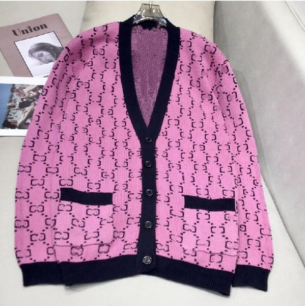 Luxury, Top Design High End Fashion Women&#039;s SWEATER Letter Jacquard Temperament Youth Leisure Round Neck Knit Pullover