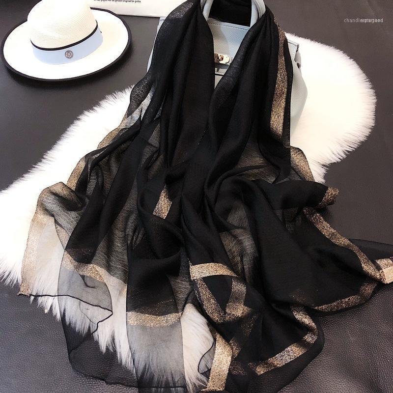 Scarves 2021 Winter Hijab Silk Wool Women Seaside Travel Beach Brand Poncho Shawl Scarf Bandana Foulard Femme1