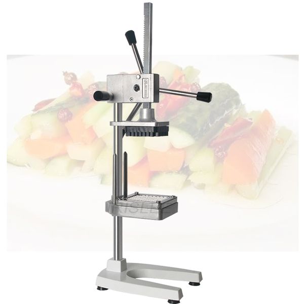 Manual French Fries Cutter Potato Chips Strip Cutting Machine Kitchen Gadgets Chopper Commercial