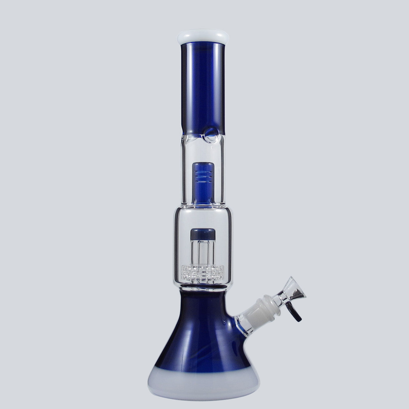 14 Inch Glass Beaker Bong hookah with percolator and splash guard smoking smoke water pipe bubbler S-30