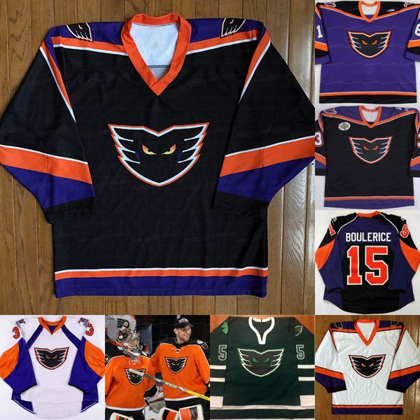 Hockey Jerseys AHL Philadelphia Phantoms Jerseys Claude Giroux David Hallock Frank Bialowas Jesse Breris Sean McCosh Sullivan Road Custom Ho