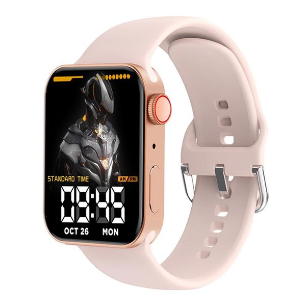 New IWO Smart Watch 1.75 Inch DIY Face Wristbands Heart Rate Men Women Fitness Tracker T100 Plus Smartwatch For Android Xiaomi IOS Phone PK