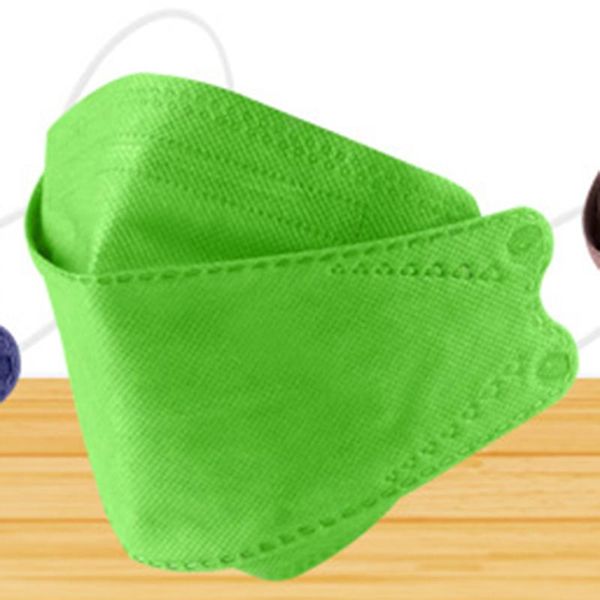 KF-94 Colorful Disposable Face Masks Adult Designer Dustproof Protection Willow-shaped Mask Wholesale 50%off 100pcs