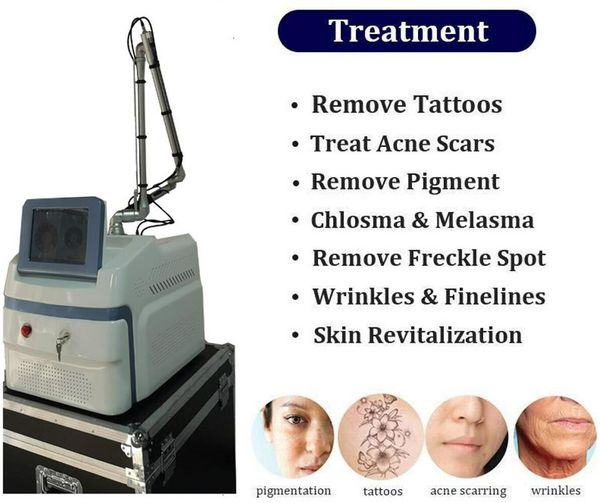 Directly effectl pico sure laser Tattoo Removal Spot Pigment Treatment machine Remove Speckle Freckle Moles with 532nm 755nm 1064nm 1320nm
