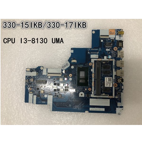 Original laptop Lenovo ideapad 330-15IKB-330-17IKB Motherboard mainboard NM-B451CPU I3-8130 UMA FRU 5B20R19898 5B20R60935
