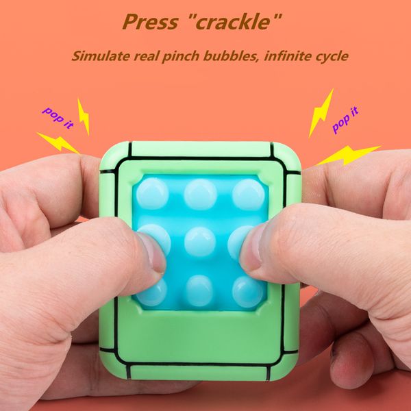 Fidget Toys Super Bubble Pinch Music Finger Decompression Toy Decompression Press Rat Killing Pioneer Key Chain