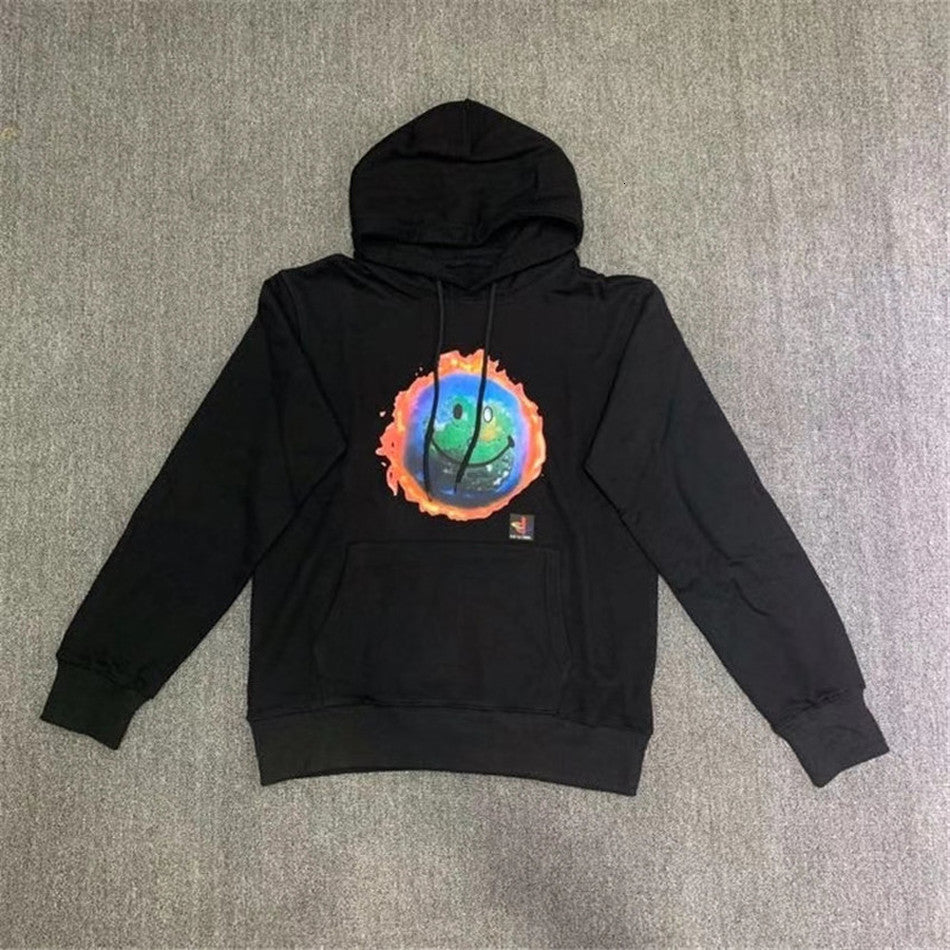 2021 New Travis Scott Cactus Jack Jackboys World Happy Face Hoodie Women Men Pullover Hooded Fm6h