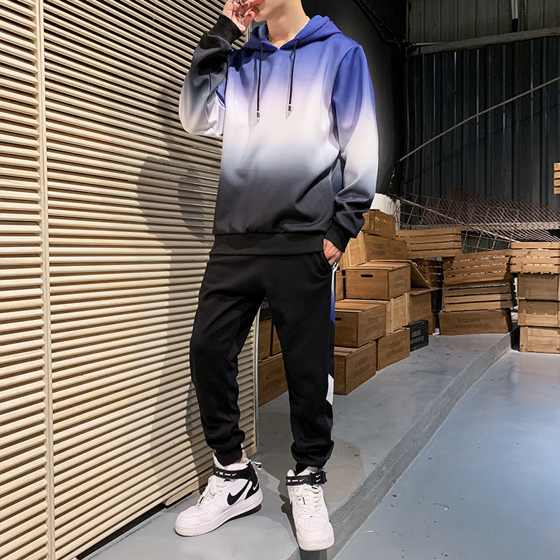 New Hip Hop 2 Men&#039;s Ensemble Casual Hoodie Hooded Sports Clothing Suits Released 2021 Streetwear Jerseys Jacket + Joint Pants Vfah