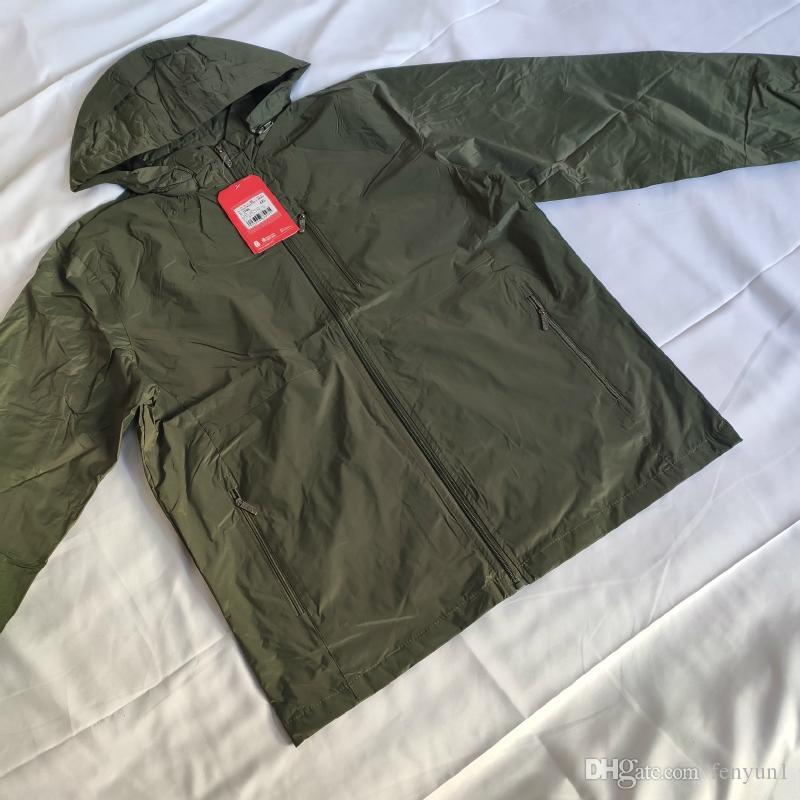 Fashion Mens Jacket Embroidery LOGO Spring Autumn Outwear Windbreaker Hoodie Zipper Hooded Jackets Coat Outside Sport Men&#039;s Clothing 18