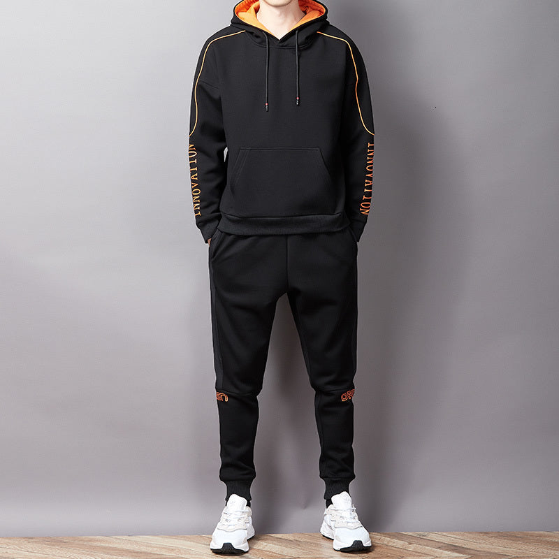 2021 Plus 8xl-m New Brand Men Clothing Tracksuit Piece Sets Hoodies+pants Men&#039;s Sweater Set Sports Suit Streetswear Jackets 7ta4