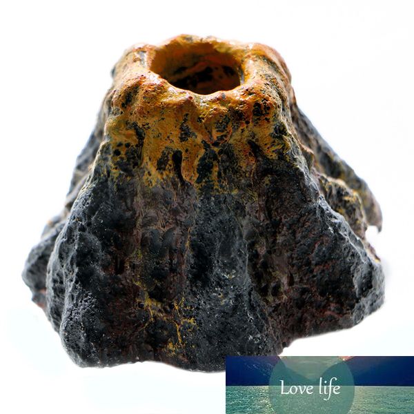 Volcano Shape Aquarium fish tank decor oxygen pump air bubble stone Air Pump Drive Fish Tank Toy aquarium Ornament -Y102