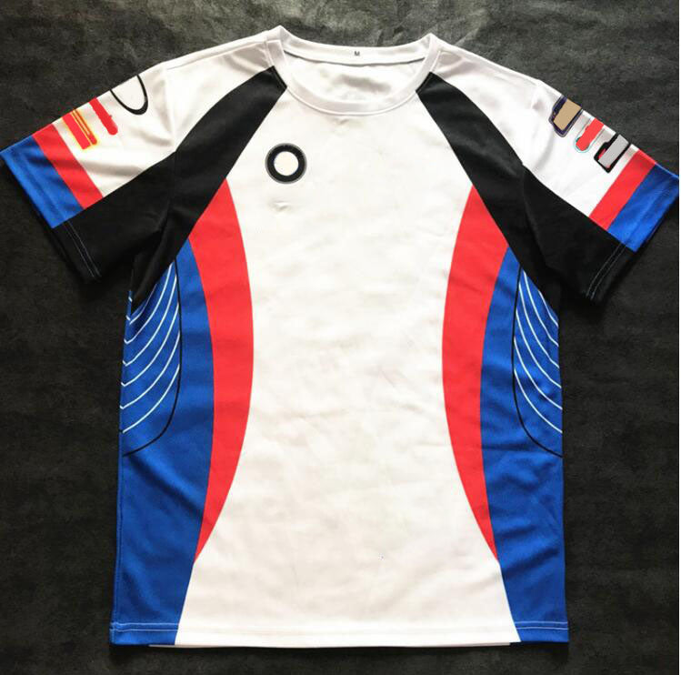 2021 summer new hot style dry short-sleeved T-shirt, motorcycle riding racing suit, mountain bike speed surrender top, customizable