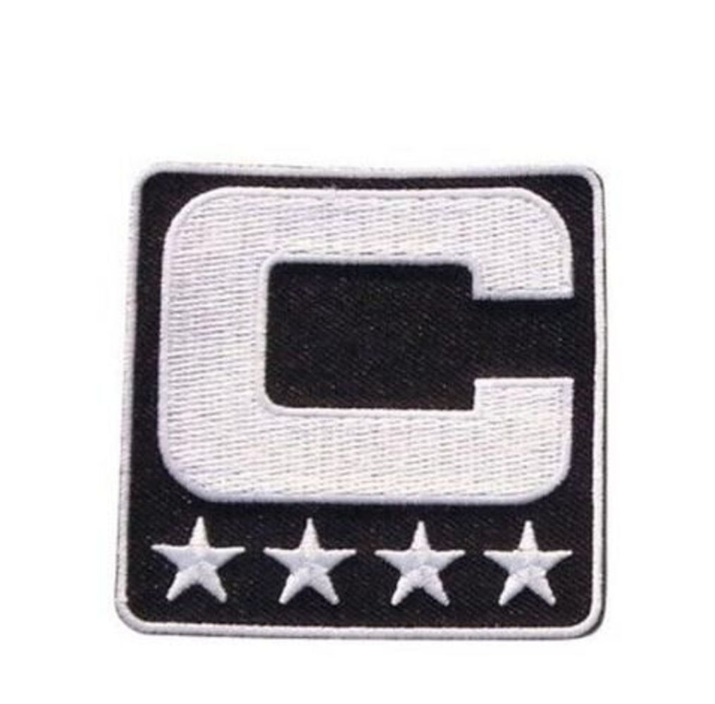 Captain C Patch Wholesale- Iron or Sewing On for Jersey Football, Baseball. Soccer, Hockey, Lacrosse, Basketball