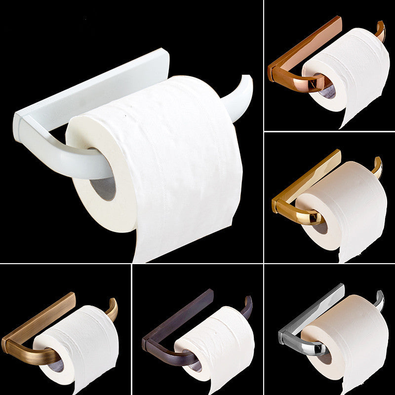 2021 New Toilet Roll Gold-antique-chrome-white-rose Gold Rack Tissue Wall Mounted Holder Paper Ranger Yr1y