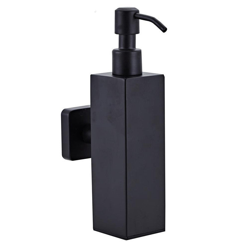2021 New Wall Mounted Black Bathroom Hand Liquid Dispenser-kitchen Soap Dispenser 304 Stainless Steel Shampoo Bottles 3ccs
