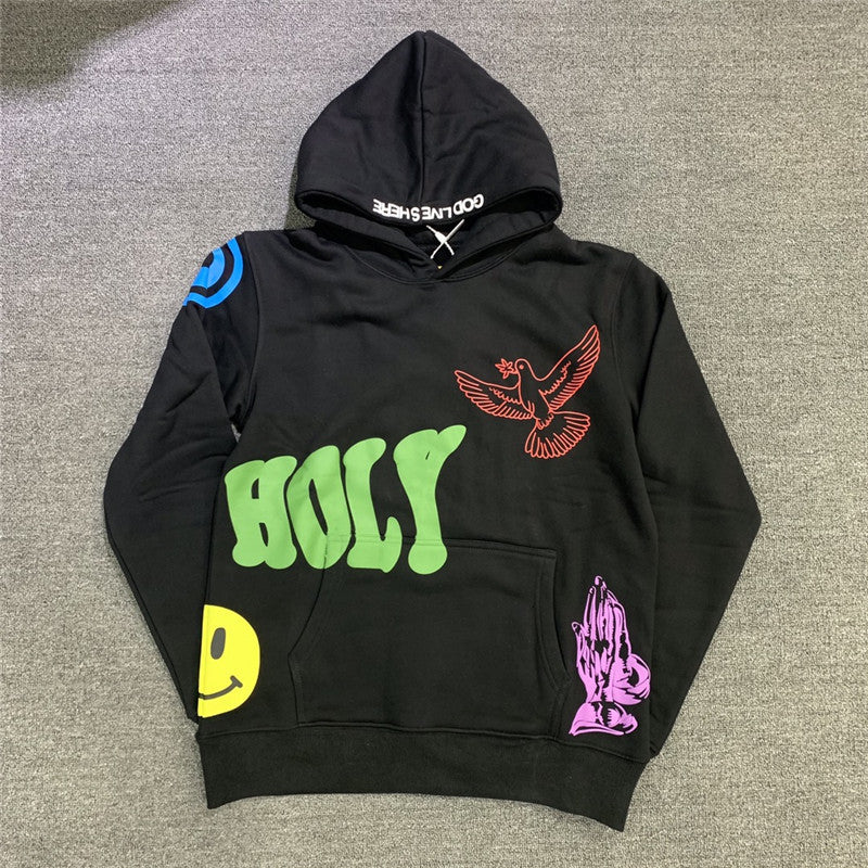 2021 New Foaming Printing Cpfm.xyz Hoodie Men Women 1:1 High-quality on Pullover Oversize Hooded Sweatshirt Clothing Xxxtentacion Cf6i