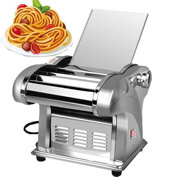 135W Pressing flour machine home electric noodle automatic pasta machine stainless steel noodle cutting dumpling skin machine