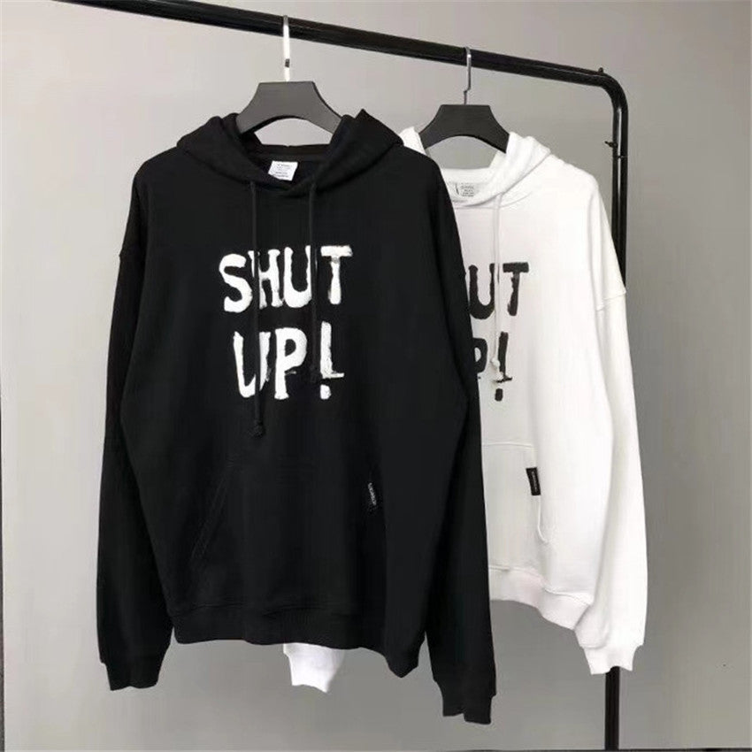 2021 New Black Men Women Vetements Hoodie Oversize 3d Letters Printed Vtm Sweatshirts Back Embroidery L5u7