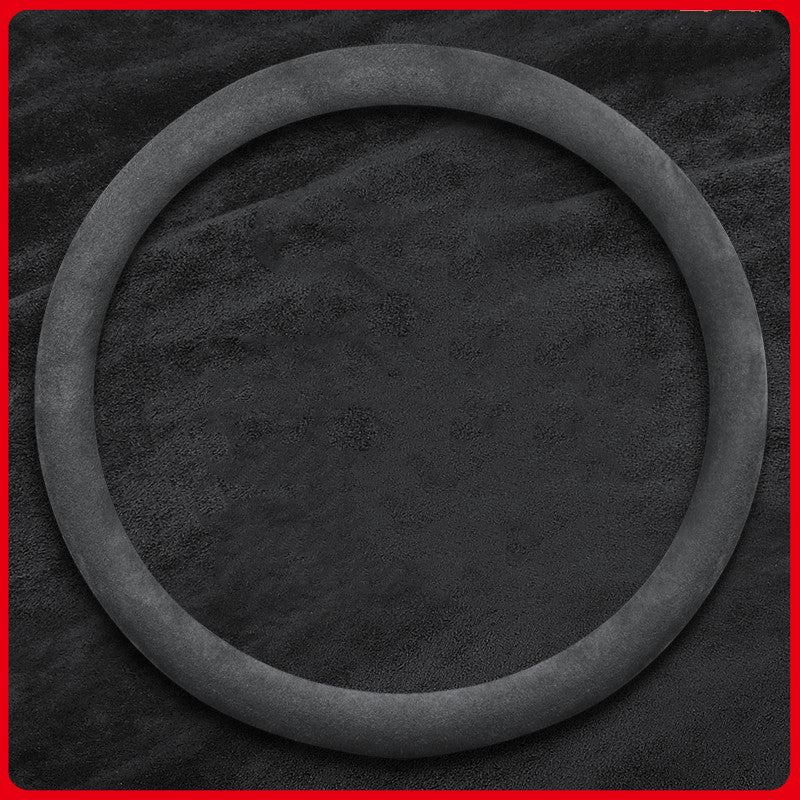 For Jaguar XEL-XFL-FPACE-E-PACE-CX75 Alcantara suede anti-skid steering wheel cover auto parts