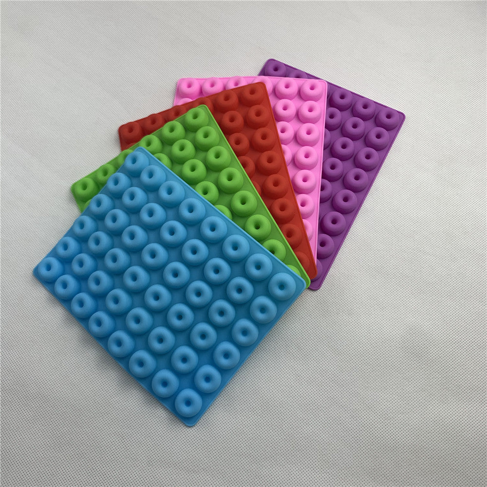 48 Holes Silicone Doughnut Mold Candy Jelly Cake Chocolate Soap Mould Party Kitchen Tool