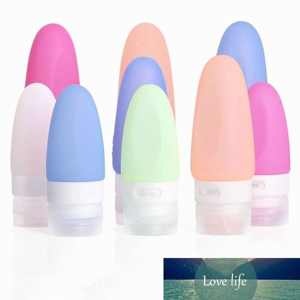 Silicone Shampoo Shower Gel Lotion Sub-bottling Tube Squeeze Tool Travel Bottles Candy-colored Simple Style