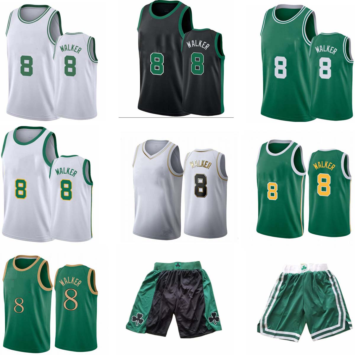Kemba Walker&#132;Boston&#132;Celtics Kemba Walker jersey camisetas de baloncesto;swingmen jerseys basketball jerseys