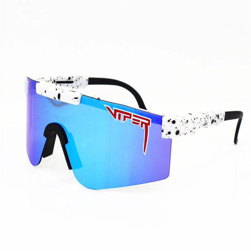 Pit Viper Brand Rose Sunglasses Double wide Polarized mirrored lens tr90 frame uv400 wih case Gafas De Sol occhiali Oculos