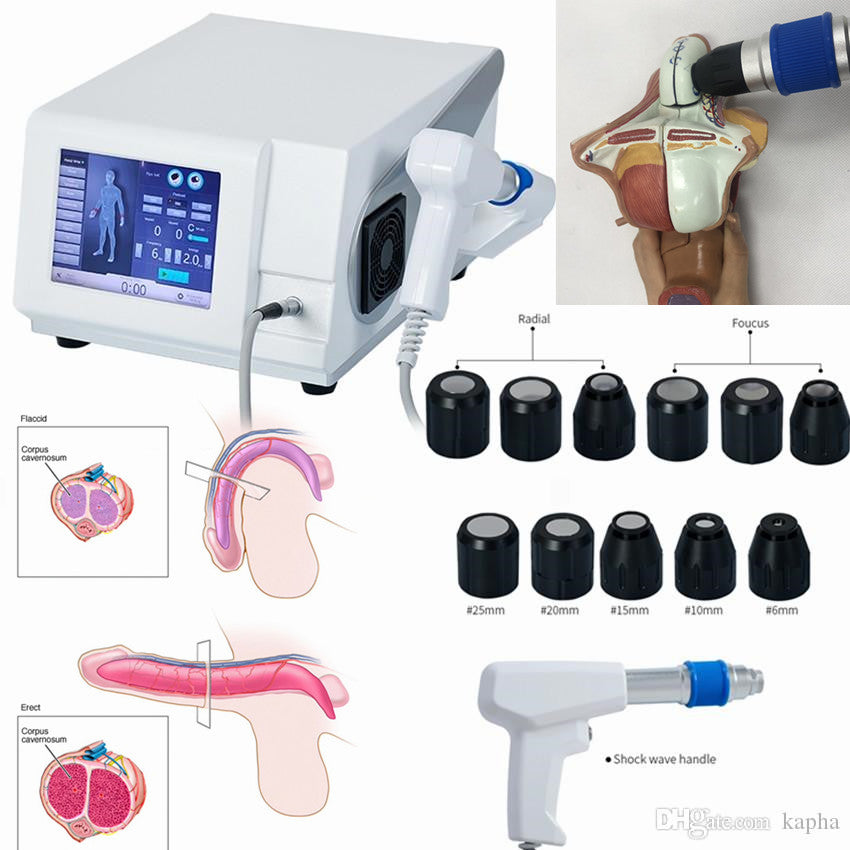 Portable Shock wave Therapy Machine for erectile dysfunction ED treatment ESWT shockwave physiotherapy to treat plantar fasciitis