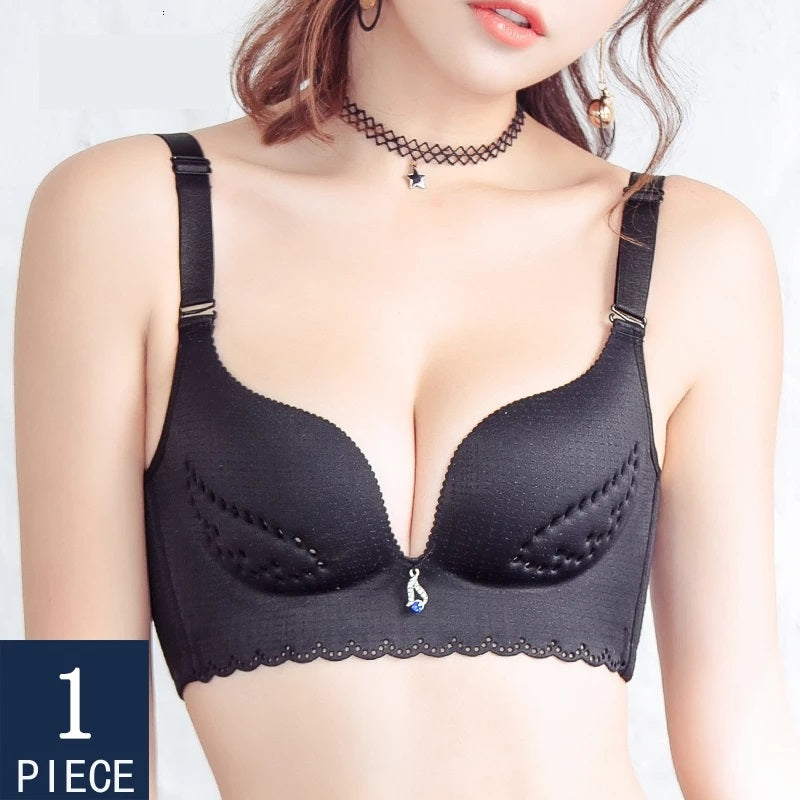 Women Active Bra Seamless Strapless Push Up Lingerie Wire Free Bras High Quality Underwear For Woman Black Pink 2021 New