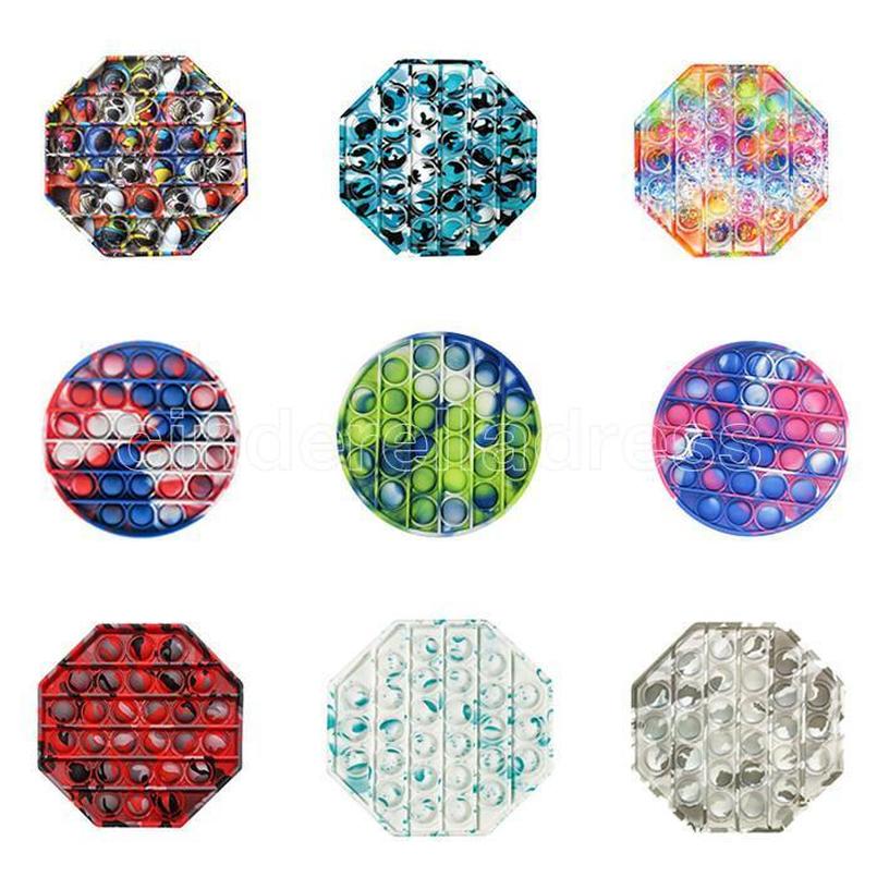 DHL SHIP Fidget Toy Sensory Push Bubble Fidget Sensory Toy Decompression Toy Autism Special Needs Anxiety Stress Reliever for Kids